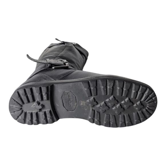 GENTLE SOULS Black Leather Buckled Boot Size 6.5M - Picture 8 of 9